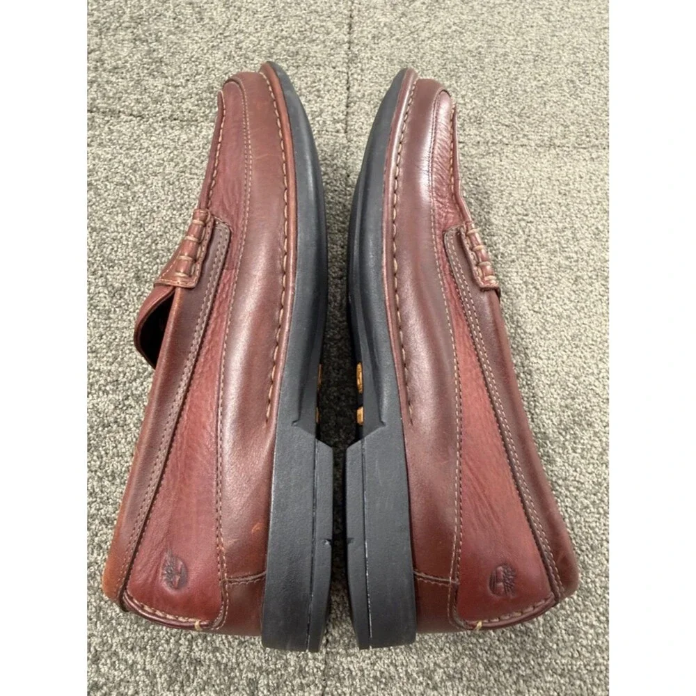Timberland Shoes Mens 8M Smart Comfort System Brown Leather Penny Loafer